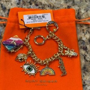 Kurt Geiger Multicolor Charm Bracelet